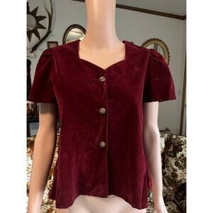 Adorable Vintage Velvet Top